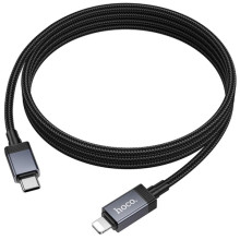 Дата кабель Hoco X118 Generous with display Type-C to Lightning 27W (1m) – Черный