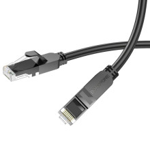 Кабель (патч-корд) Borofone BUS01 Category 6 Gigabit (1m) – Черный