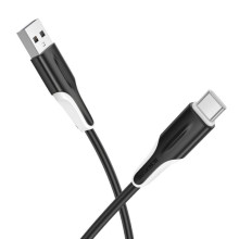 Дата кабель Borofone BX119 New USB to Type-C 3A (1m) – Черный