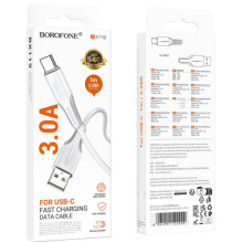 Дата кабель Borofone BX119 New USB to Type-C 3A (1m) – Белый
