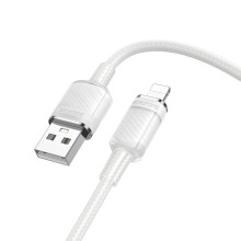 Дата кабель Borofone BU56 Succeed USB to Lightning 2.4A (1.2m) – Белый