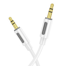 Аудио кабель Aux Borofone BL20 True sound silicone (1m) – Белый