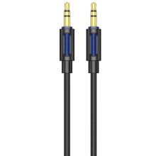 Аудио кабель Aux Borofone BL20 True sound silicone (1m) – Черный