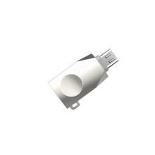 Переходник Hoco UA10 OTG USB to MicroUSB – Стальной