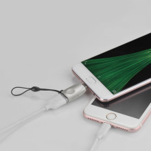 Переходник Hoco UA10 OTG USB to MicroUSB – Стальной