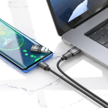 Переходник Hoco UA17 USB Male to Type-C Female USB2.0 – Черный