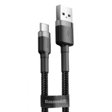 Дата кабель Baseus Cafule Type-C Cable 2A (3m) (CATKLF-U)
