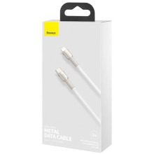 Дата кабель Baseus Cafule Series Metal Type-C to Lightning PD 20W (2m) (CATLJK-B) – Білий
