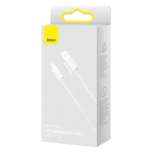 Дата кабель Baseus Dynamic Series USB to Lightning 2.4A (1m) (CALD000402) – Білий