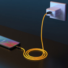 Дата кабель Hoco X21 Plus Silicone MicroUSB Cable (1m) – Черный