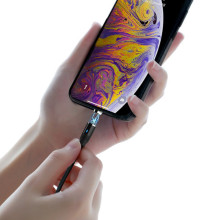 Дата кабель Hoco U76 "Fresh magnetic" Lightning (1.2m) – Черный