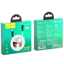 Дата кабель Hoco X21 Plus Silicone Type-C to Lightning (1m) – Черный