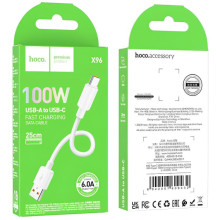 Дата кабель Hoco X96 Hyper USB to Type-C 100W (0.25m) – Білий