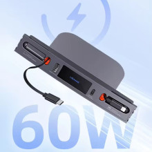 Переходник HUB Usams US-SJ649 60W Car Central Control Charging HUB For Tesla (3/Y) – Черный