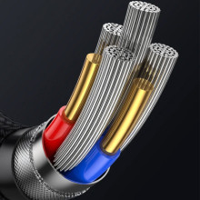 Дата кабель Usams US-SJ741 Digital Display HX Ser. Type-C to Lightning 30W (1.2m) – Черный