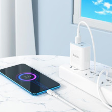 Дата кабель Hoco X83 Victory USB to MicroUSB (1m) – Білий