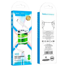 Дата кабель Hoco X83 Victory USB to MicroUSB (1m) – Білий