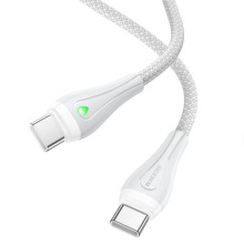 Дата кабель Borofone BX100 Advantage 60W Type-C to Type-C (1m) – Сірий