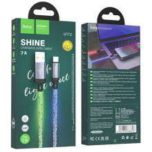 Дата кабель Hoco U112 Shine 2.4A USB to Type-C (1m) – Сірий
