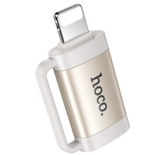 Переходник Hoco UA31B OTG Lightning male to Type-C female – Серый