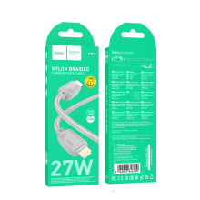 Дата кабель Hoco X113 Beneficio Type-C to Lightning (1m) – Сірий