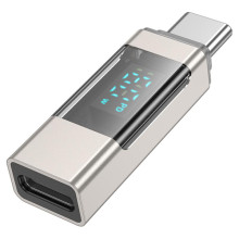 Перехідник Borofone BV25 Type-C male to Type-C female – Сірий