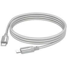 Дата кабель Borofone BX108 Start silicone Type-C to Lightning 27W (1m) – Сірий