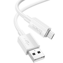 Дата кабель Hoco X107 USB to MicroUSB 2.4A (1m) – Білий