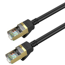 Дата кабель Hoco US02 Level pure copper gigabit ethernet (1m) – Чорний