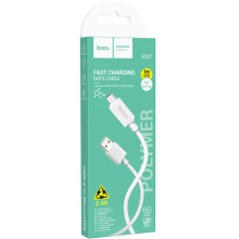 Дата кабель Hoco X107 USB to MicroUSB 2.4A (1m) – Білий