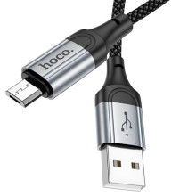 Дата кабель Hoco X102 Fresh USB to MicroUSB (1m) – Чорний
