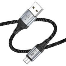 Дата кабель Hoco X102 Fresh USB to MicroUSB (1m) – Чорний