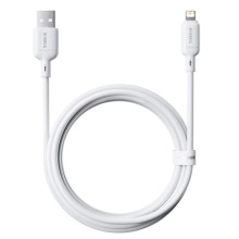 Дата кабель Baseus Silky Series OS Fast Charging USB to Lightning 2.4A (1m) (P1037770) – Білий