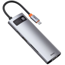 Переходник HUB Baseus Metal Gleam Series 7-in-1 Multifunctional (WKWG020113)