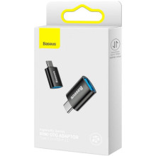 Переходник Baseus Ingenuity Series Mini Type-C to USB 3.1 (ZJJQ000001) – Черный
