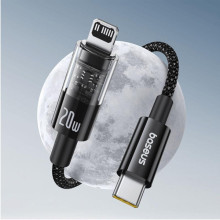 Дата кабель Baseus Gem Fast Charging Type-C to Lightning 20W (2m) (P10373001211-01) – Черный