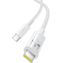 Дата кабель Baseus Gem Fast Charging Type-C to Type-C 100W (2m) (P10373000111-01) – Белый