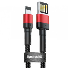 Дата кабель Baseus Cafule USB to Lightning Special Edition 2.4A (1m) (CALKLF-G) – Черный