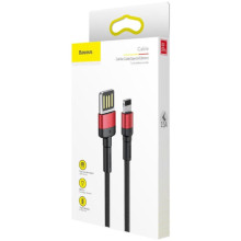 Дата кабель Baseus Cafule USB to Lightning Special Edition 2.4A (1m) (CALKLF-G) – Черный
