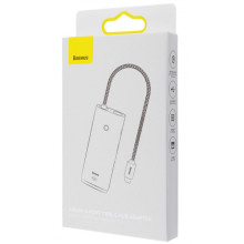 Переходник HUB Baseus Lite Series 6in1 (Type-C to HDMI + 2xUSB 3.0 + PD+SD/TF) (WKQX05) – Черный