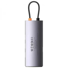 Перехідник HUB Baseus Metal Gleam Series 4-in-1 4xUSB3.0 (WKWG070013) – Сірий