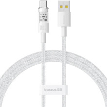 Дата кабель Baseus Gem Fast Charging USB to Type-C 100W (2m) (P10373002111) – Белый