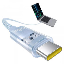 Дата кабель Baseus Gem Fast Charging Type-C to Type-C 100W (2m) (P10373000111-01) – Блакитний
