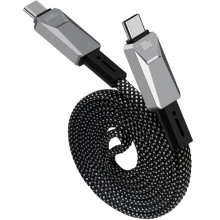 Дата кабель WIWU Wi-C078 Type-C to Type-C 100W (1m) – Серебряный