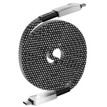 Дата кабель WIWU Wi-C078 Type-C to Type-C 100W (1m) – Серебряный