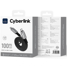 Дата кабель WIWU Wi-C078 Type-C to Type-C 100W (1m) – Серебряный
