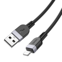 Дата кабель Hoco X109 Energy silicone USB to Lightning (1m) – Чорний