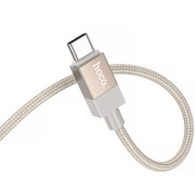 Аудио кабель Aux Hoco UPA32B Clever digital (Type-C to AUX 3.5mm) (1m) – Золотой