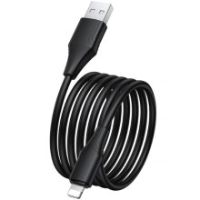 Дата кабель Hoco X124 Bien silicone USB to Lightning 2.4A (1m)
