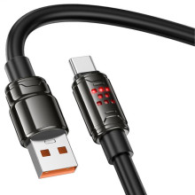 Дата кабель Hoco U143 Joy USB to Type-C 5A (1.2m) – Чорний